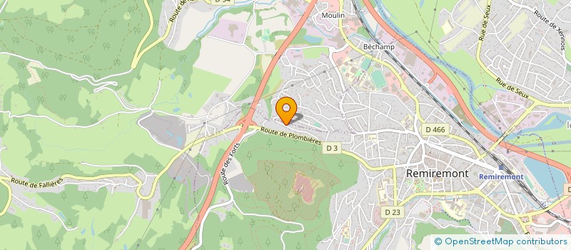 localisation de l'entreprise MADAME CARMEN HAMEL  REMIREMONT