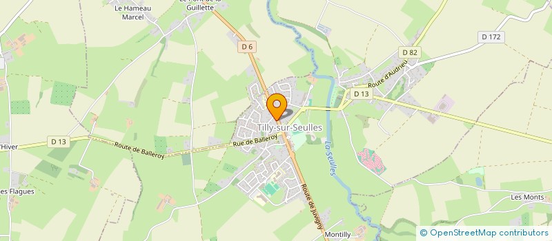 localisation de l'entreprise MADAME CARMEN HENRIETTE SYL VIARD  TILLY-SUR-SEULLES