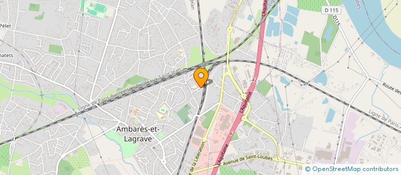 localisation de l'entreprise MADAME CARMEN HOUINOU  AMBARES-ET-LAGRAVE