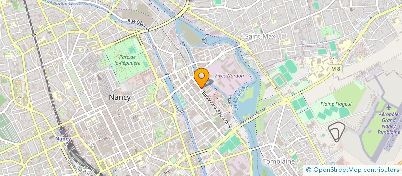 localisation de l'entreprise MADAME CARMEN JEANSELLE  NANCY