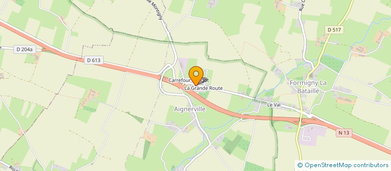 localisation de l'entreprise MADAME CARMEN JUGAN  FORMIGNY LA BATAILLE