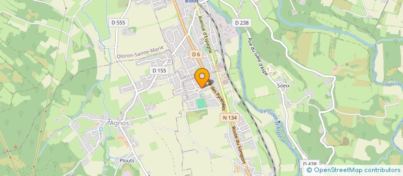 localisation de l'entreprise MADAME CARMEN LADARRE  GURMENCON