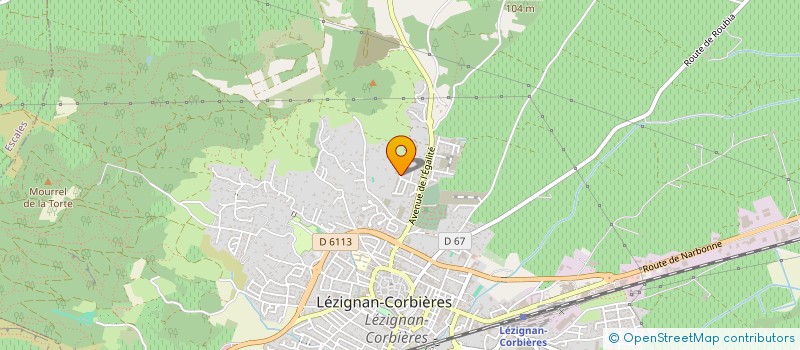 localisation de l'entreprise MADAME CARMEN LEAL  LEZIGNAN-CORBIERES