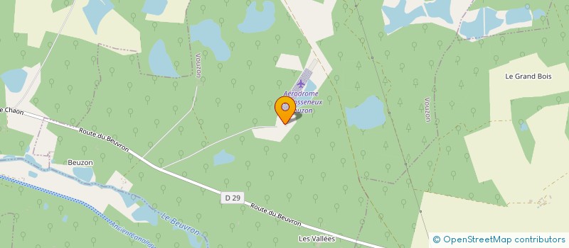 localisation de l'entreprise MADAME CARMEN LEON SANCHEZ  VOUZON