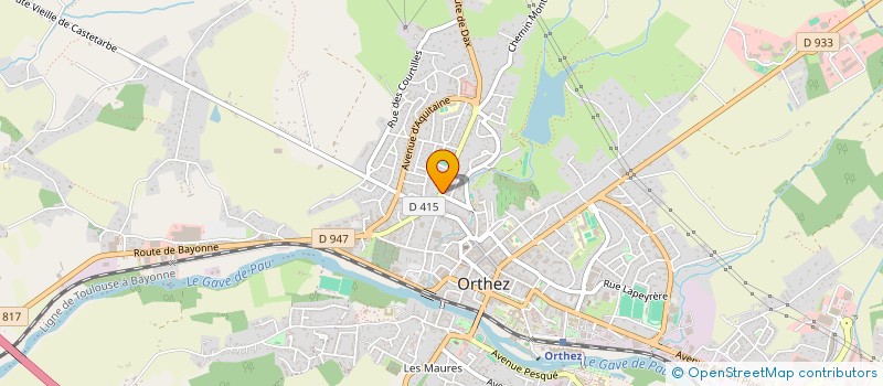 localisation de l'entreprise MADAME CARMEN LOPEZ  ORTHEZ