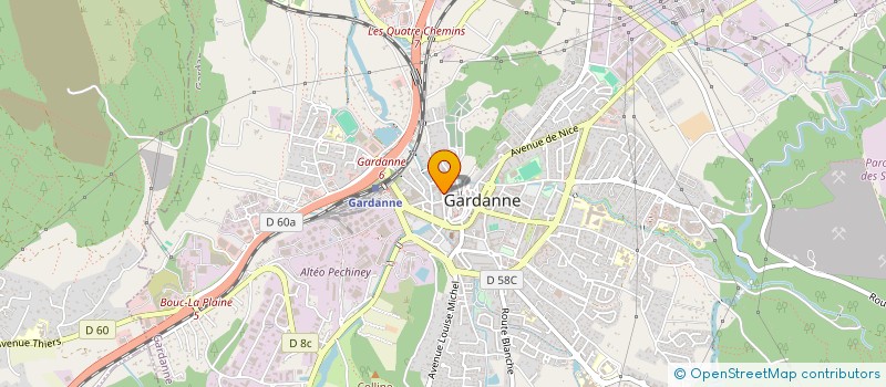 localisation de l'entreprise MADAME CARMEN MAGRI à GARDANNE