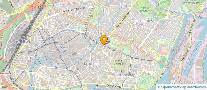 localisation de l'entreprise MADAME CARMEN METZGER à STRASBOURG