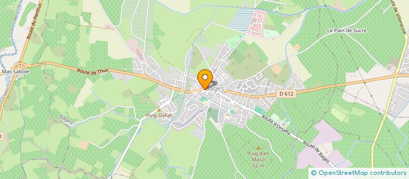 localisation de l'entreprise MADAME CARMEN MEZZETA ALFONSO  BAGES