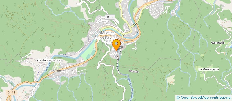 localisation de l'entreprise MADAME CARMEN-MIOARA MARINESCU  AMELIE-LES-BAINS-PALALDA