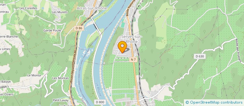 localisation de l'entreprise MADAME CARMEN MODRONO  SERVES-SUR-RHONE