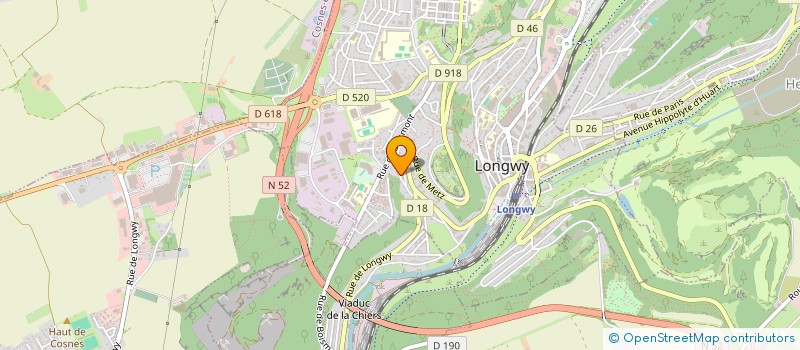 localisation de l'entreprise MADAME CARMEN MORAL à LONGWY