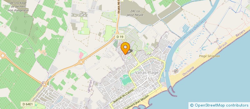 localisation de l'entreprise MADAME CARMEN NAVARRO  VALRAS-PLAGE