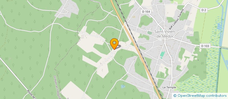 localisation de l'entreprise MADAME CARMEN PAINO  SAINT-VIVIEN-DE-MEDOC