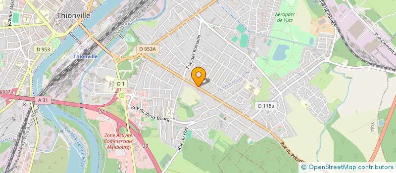 localisation de l'entreprise MADAME CARMEN POINSOTTE  YUTZ