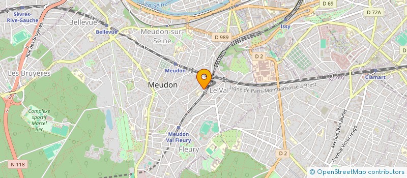 localisation de l'entreprise MADAME CARMEN PREDESCU à MEUDON