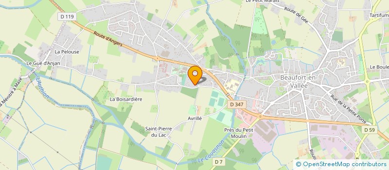 localisation de l'entreprise MADAME CARMEN RABEAU  LOIRE-AUTHION