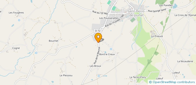 localisation de l'entreprise MADAME CARMEN ROBLEDO à SAINT-DENIS-DE-JOUHET