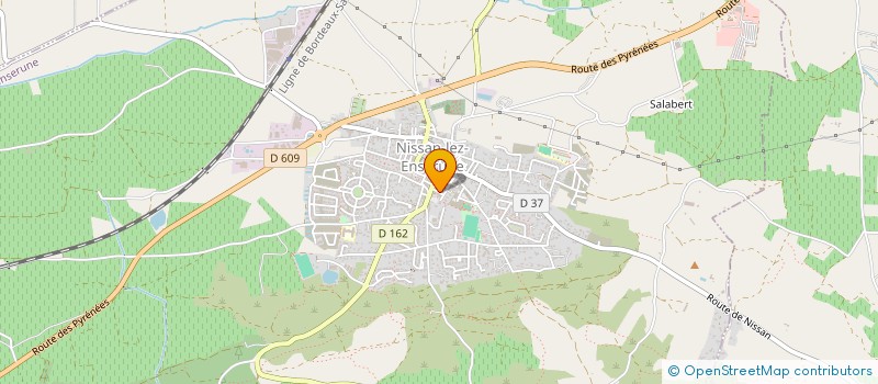 localisation de l'entreprise MADAME CARMEN RODRIGUEZ  NISSAN-LEZ-ENSERUNE