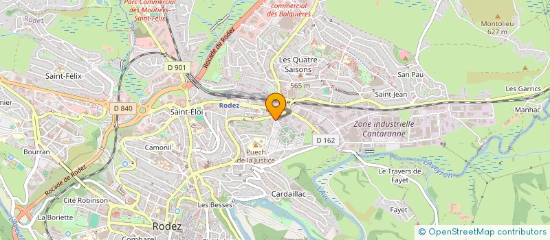 localisation de l'entreprise MADAME CARMEN ROLANDO  RODEZ