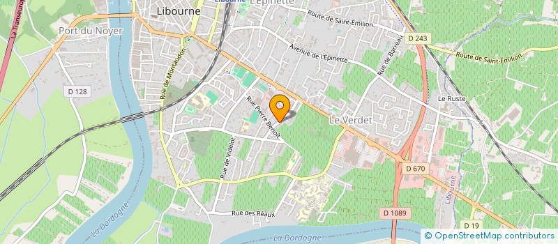 localisation de l'entreprise MADAME CARMEN SANCHEZ à LIBOURNE