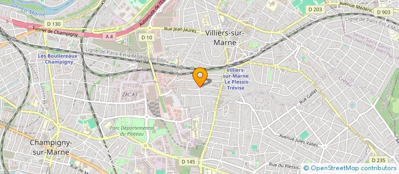 localisation de l'entreprise MADAME CARMEN SANCHEZ  VILLIERS-SUR-MARNE