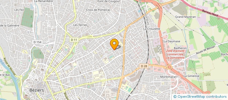 localisation de l'entreprise MADAME CARMEN TORRES  BEZIERS