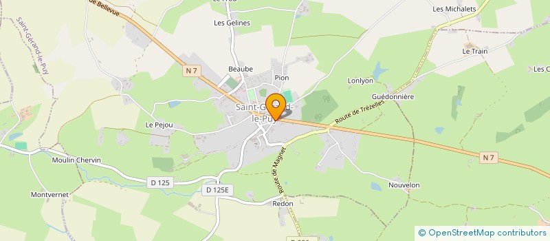 localisation de l'entreprise MADAME CARMEN VAN TILBORG  SAINT-GERAND-LE-PUY