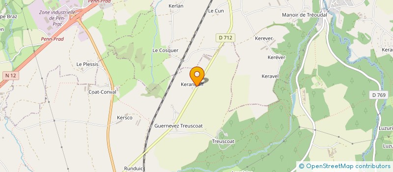 localisation de l'entreprise MADAME CARMEN VARGA  MORLAIX