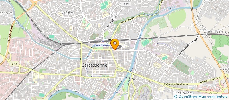 localisation de l'entreprise MADAME CARMEN VAZQUEZ à CARCASSONNE