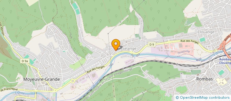 localisation de l'entreprise MADAME CARMEN WEBER  ROSSELANGE