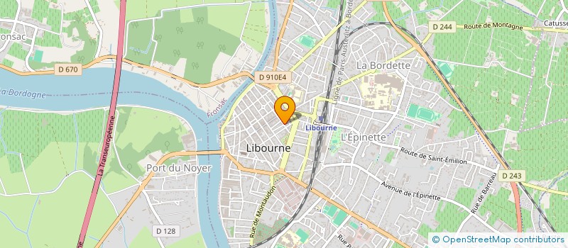 localisation de l'entreprise MADAME CARMENCITA ONDET  LIBOURNE