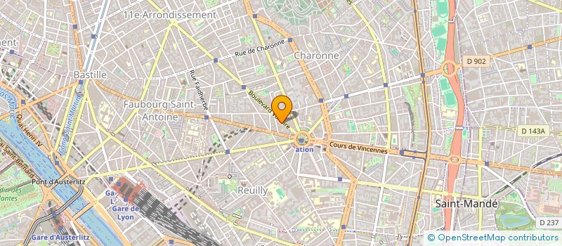 localisation de l'entreprise MADAME CARMINE MAURY  PARIS