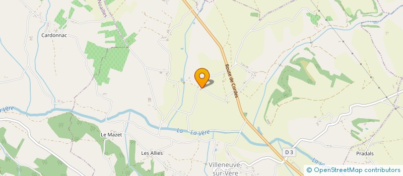 localisation de l'entreprise MADAME CARMINE SCHOENBERGER  VILLENEUVE-SUR-VERE