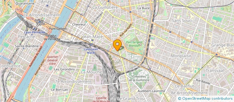 localisation de l'entreprise MADAME CARO BOUETOUBASSA  LYON