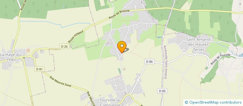 localisation de l'entreprise MADAME CAROL-ANNE HEBERT à TOURVILLE-LA-CAMPAGNE