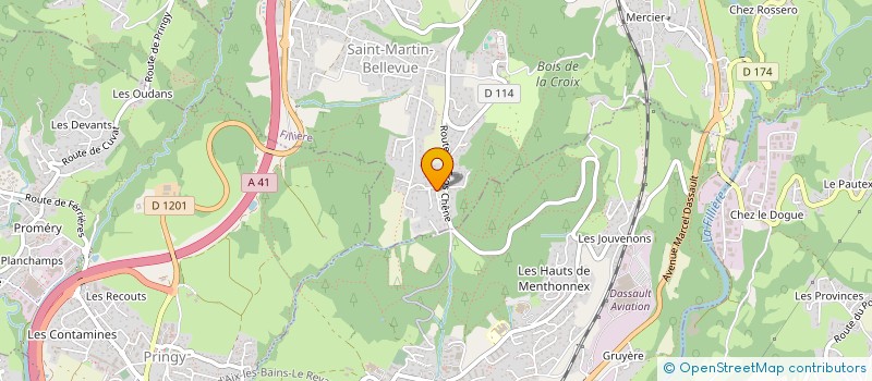 localisation de l'entreprise MADAME CAROL BAUDROT  FILLIERE