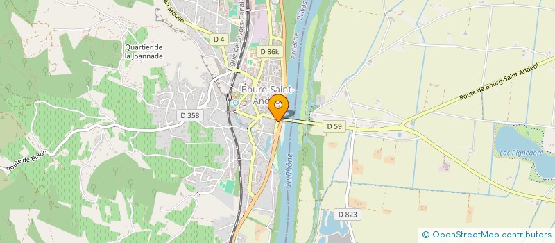 localisation de l'entreprise MADAME CAROL BELOUZE  BOURG-SAINT-ANDEOL