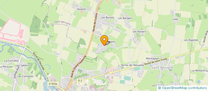 localisation de l'entreprise MADAME CAROL BOVEE à SAINT-BENIGNE