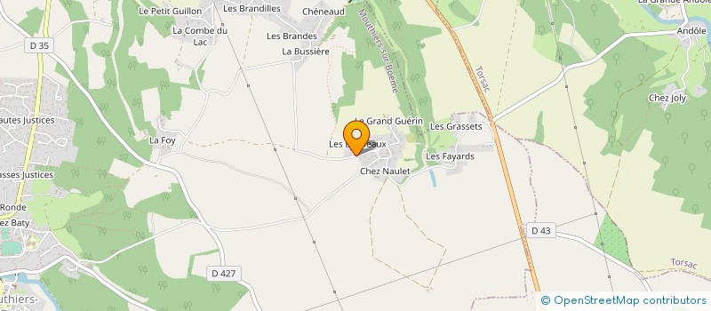 localisation de l'entreprise MADAME CAROL BRUTSAERT à MOUTHIERS-SUR-BOEME
