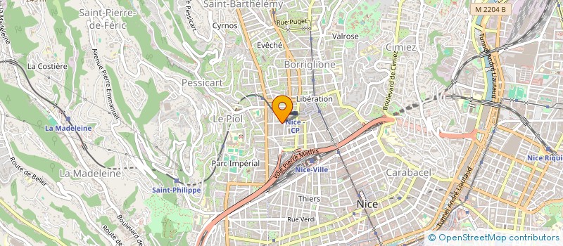 localisation de l'entreprise MADAME CAROL-CENDRINE CHERUZEL  NICE