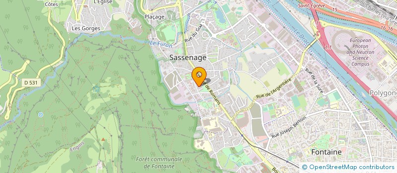 localisation de l'entreprise MADAME CAROL CHOREL  SASSENAGE