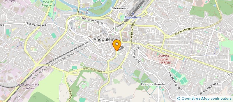 localisation de l'entreprise MADAME CAROL COUASNET  ANGOULEME