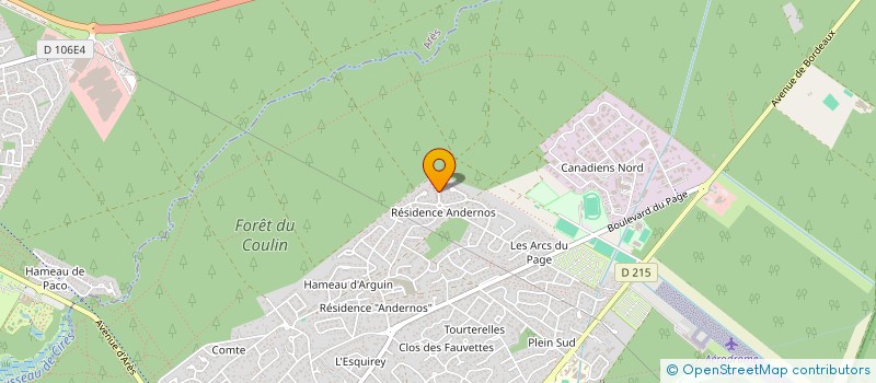 localisation de l'entreprise MADAME CAROL DUFFOUR  ANDERNOS-LES-BAINS