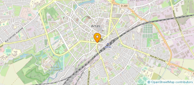 localisation de l'entreprise MADAME CAROL DURAND à ARRAS