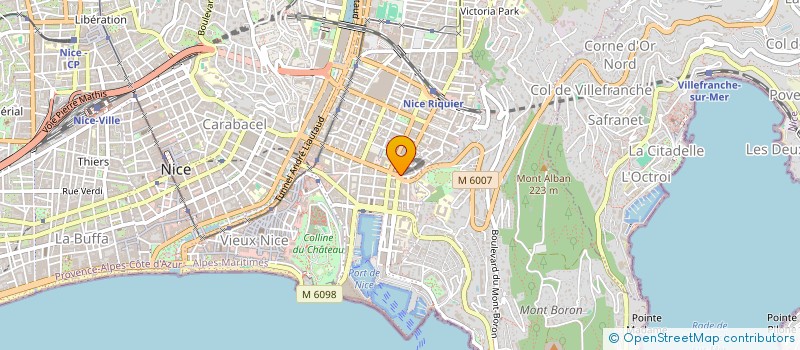 localisation de l'entreprise MADAME CAROL FERRO à NICE