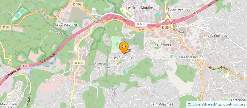 localisation de l'entreprise MADAME CAROL FIRME  ANTIBES