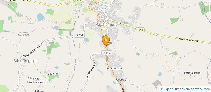 localisation de l'entreprise MADAME CAROL FOURNIER  CASTILLONNES