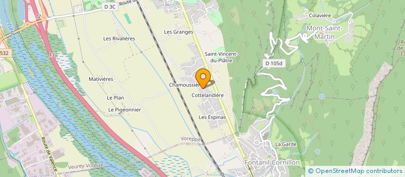 localisation de l'entreprise MADAME CAROL GAUDE  SAINT-JOSEPH-DE-RIVIERE