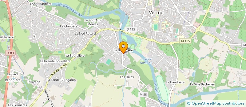 localisation de l'entreprise MADAME CAROL HITILLAMBEAU à VERTOU