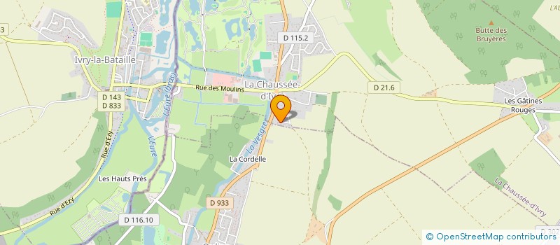localisation de l'entreprise MADAME CAROL HOLEY à LA CHAUSSEE-D'IVRY